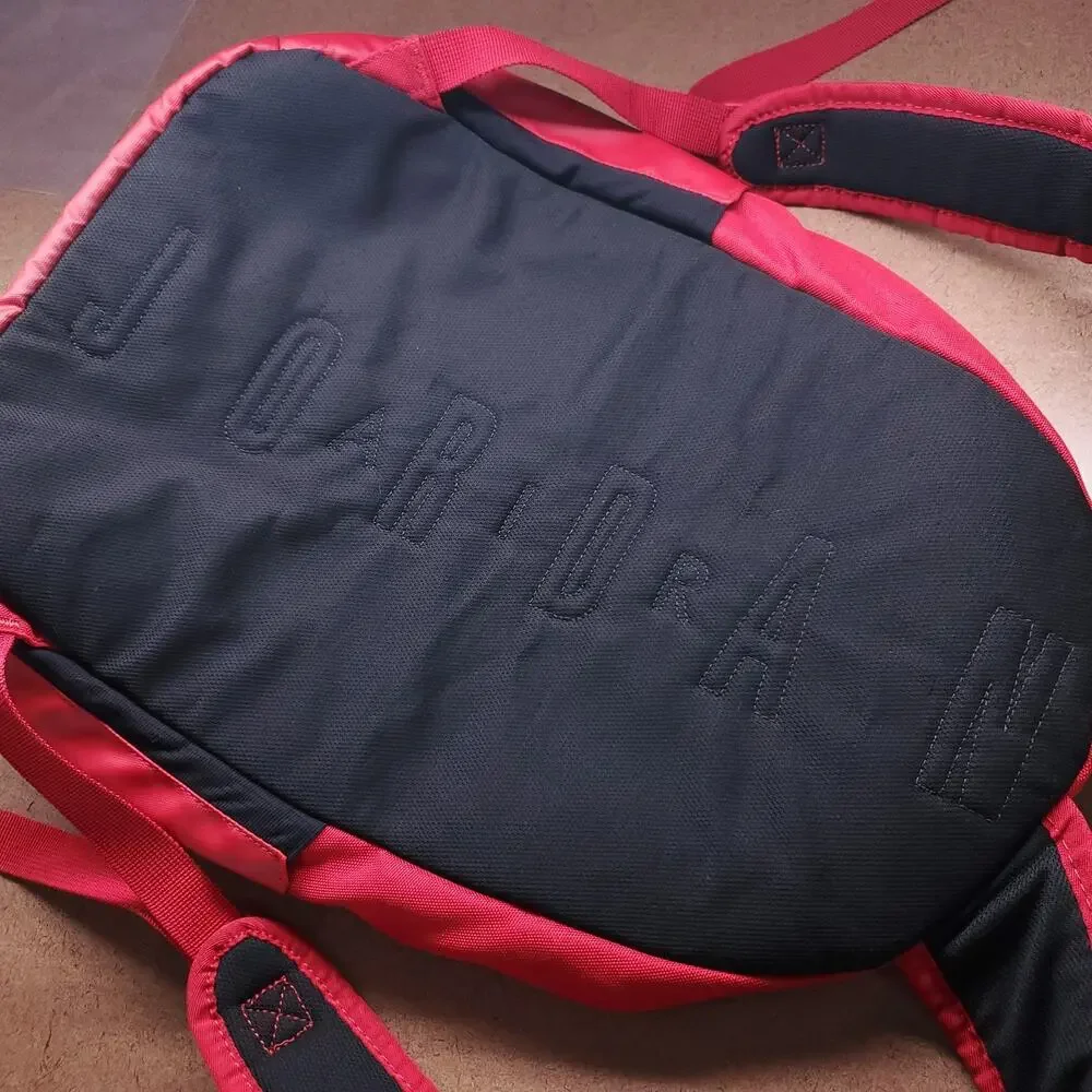 Air Jordan Jumpman Backpack Book Bag Red Large School Athletic Travel Gym